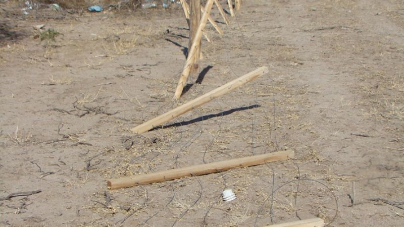 Roban alambrados y señales en la Circunvalación