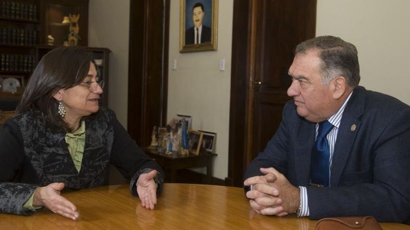 Corpacci se reunió con el rector de la Universidad Nacional de Tucumán 