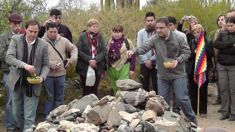 Celebración de la Pachamama en el Pueblo Perdido