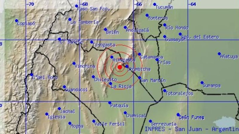 Fuerte temblor se sintió en Catamarca