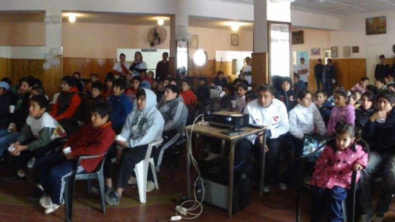 Los niños de FME disfrutaron del cine móvil