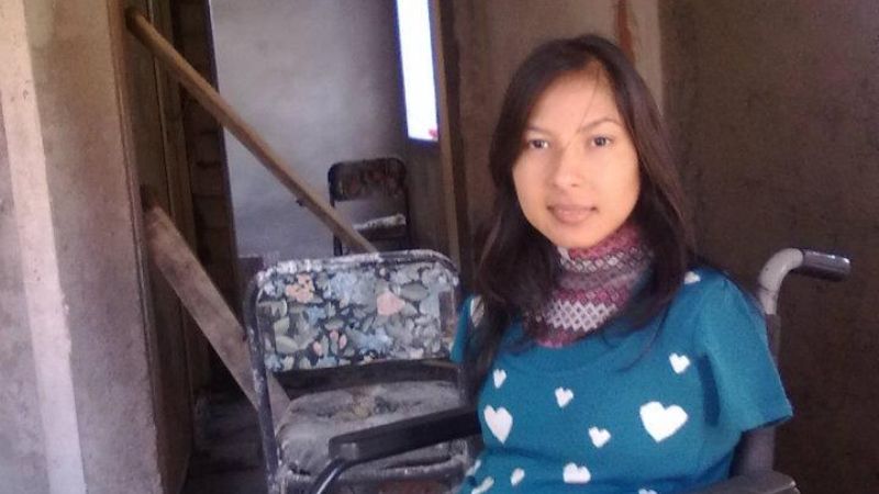 Celeste Moya tendrá lista su casa en poco tiempo