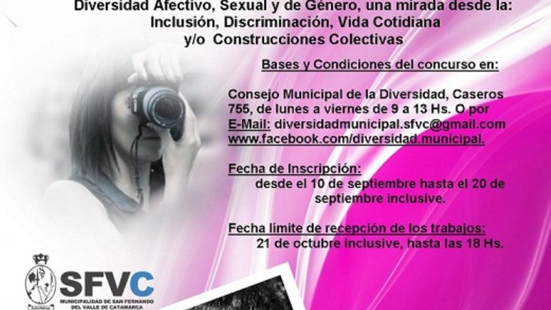El Consejo de la Diversidad lanzó un concurso de Fotografía