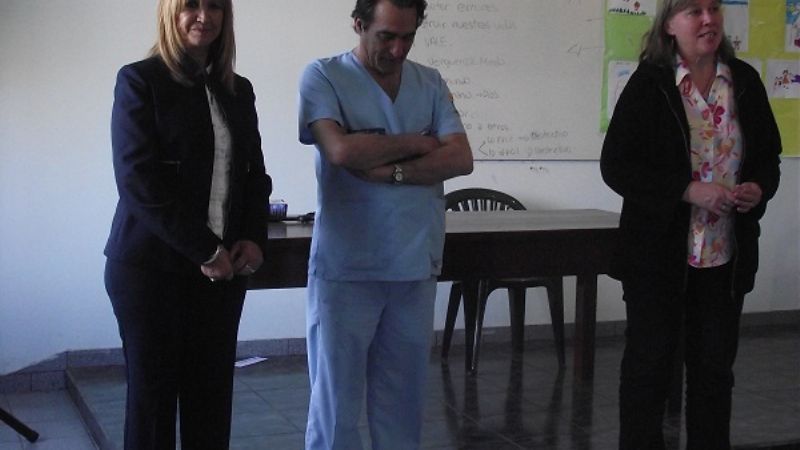 Villagra anunció obras para el hospital de Santa María