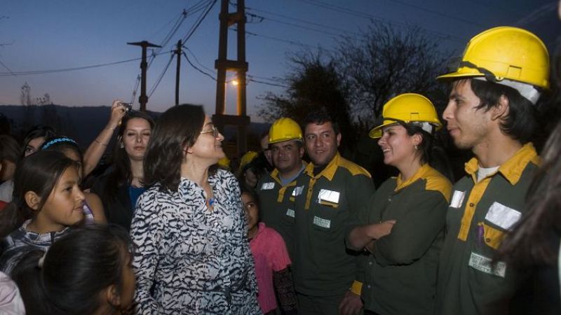 Habilitaron obra de iluminación en el B° Montecristo