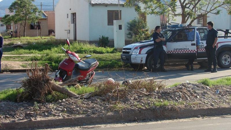 Derrape en la zona norte