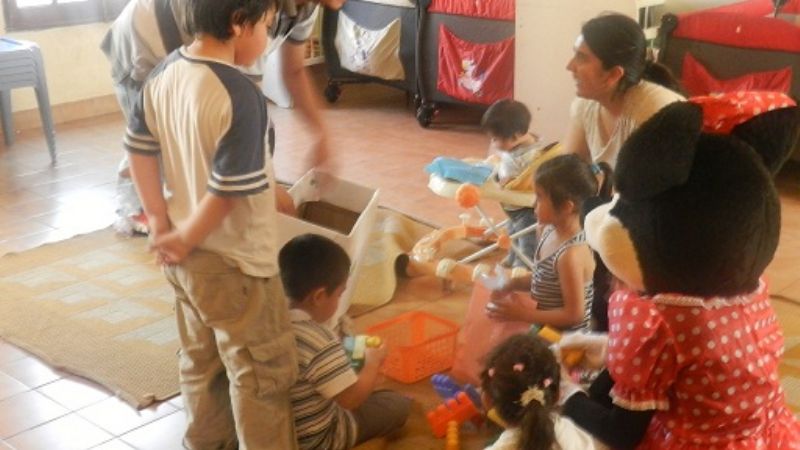 Jornada de integración con mamás del hogar Casa Camilo