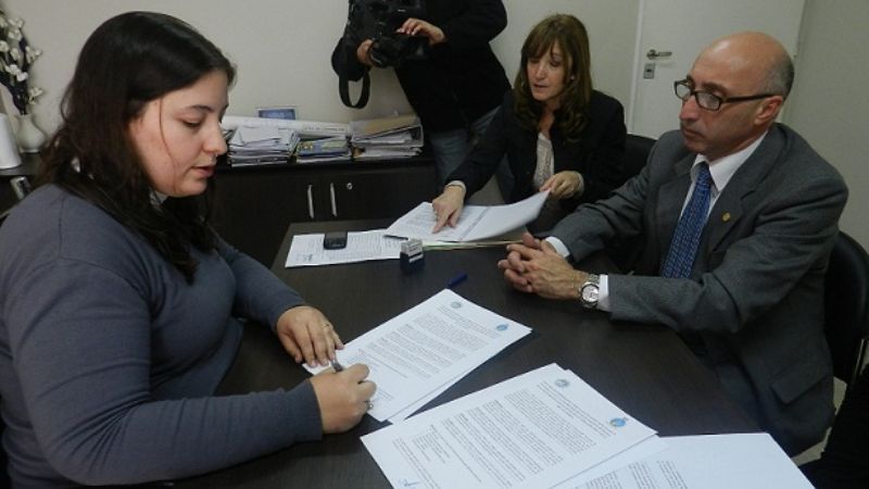Firma de convenio entre la Municipalidad y la Facultad de Ciencias de la Salud