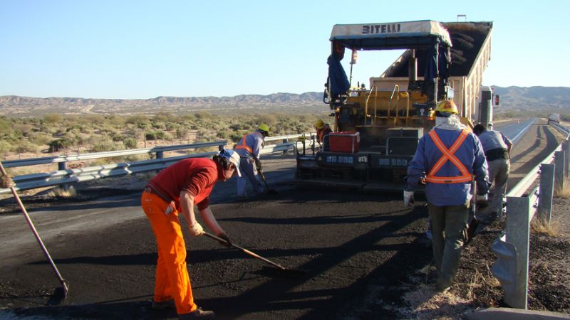 Comenzó la repavimentación de las rutas nacionales 40 y 60