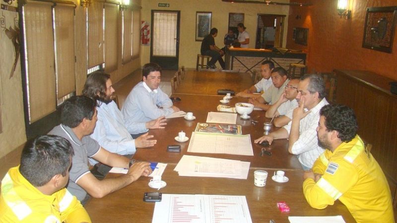 Coordinan acciones y tareas entre las fuerzas provinciales