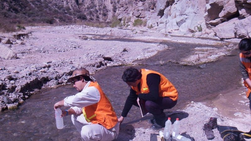 Monitoreos ambientales mineros en Andalgalá