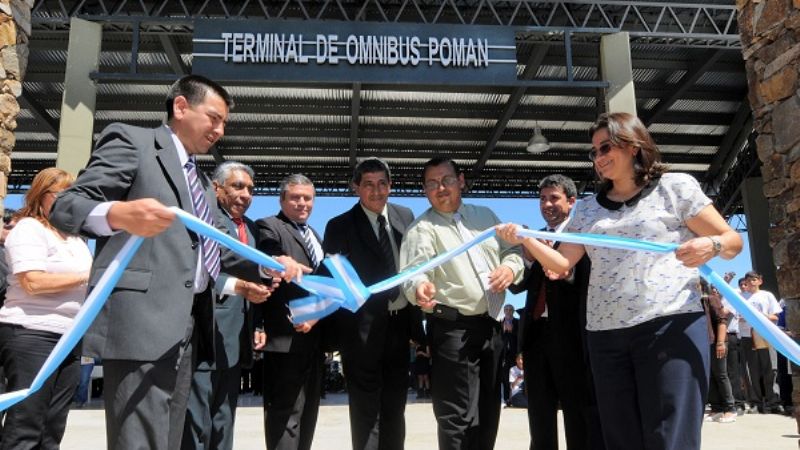 Obras y anuncios de Lucía en los festejos de Pomán