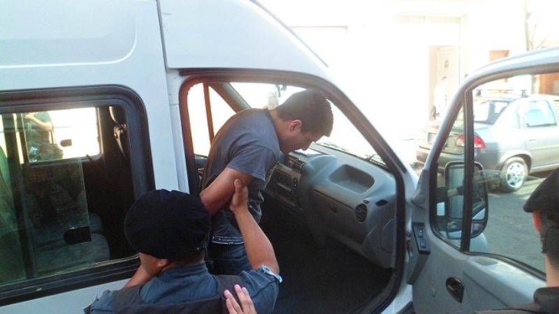 Los detenidos por el asalto a Mogueta y Rolón llegaron a la Fiscalía  