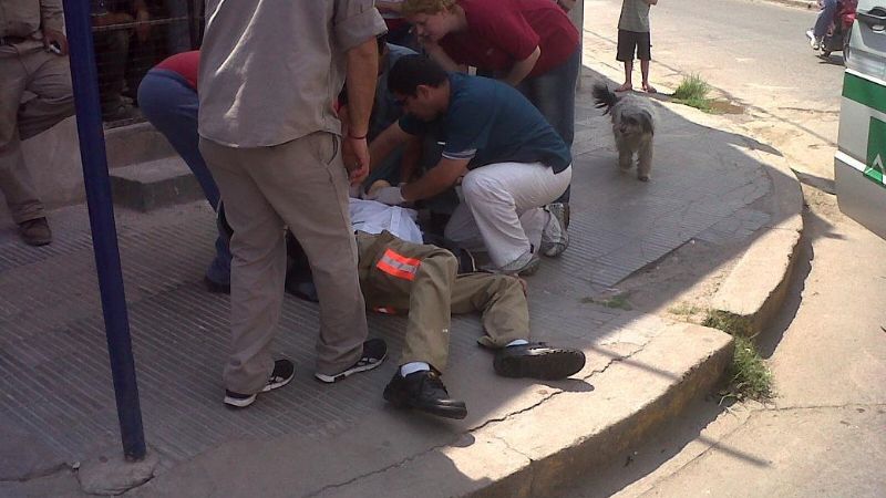 Lo atropelló y se dio a la fuga