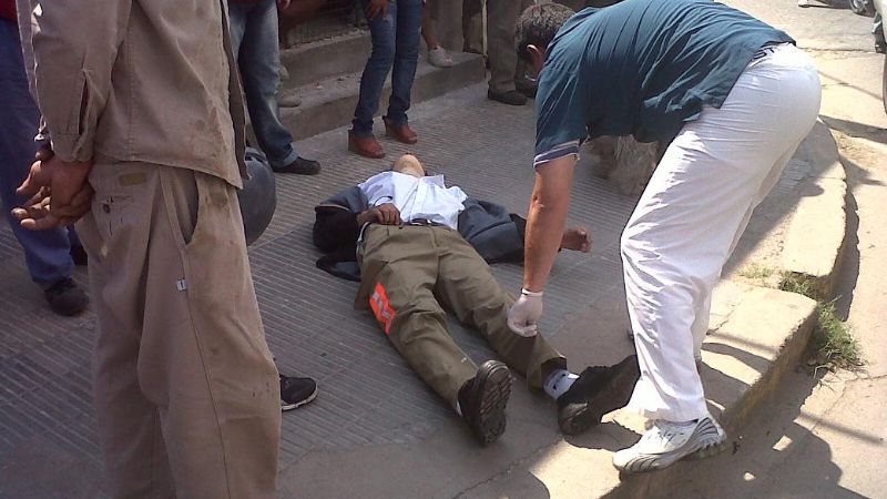 Lo atropelló y se dio a la fuga