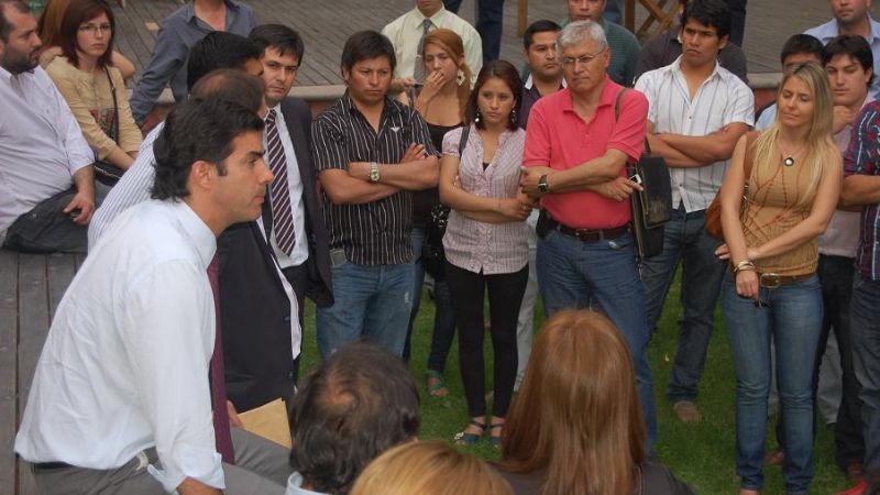 Autoridades provinciales compartieron almuerzo con el gobernador de Salta