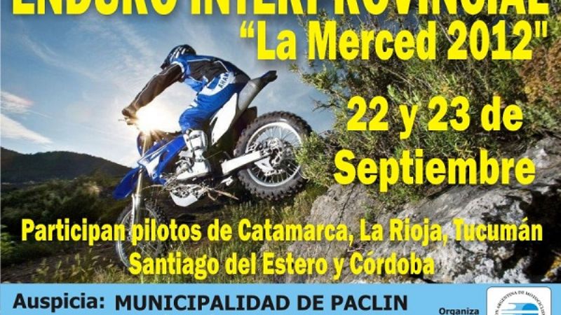 Enduro Interprovincial, este  fin se semana en La Merced.
