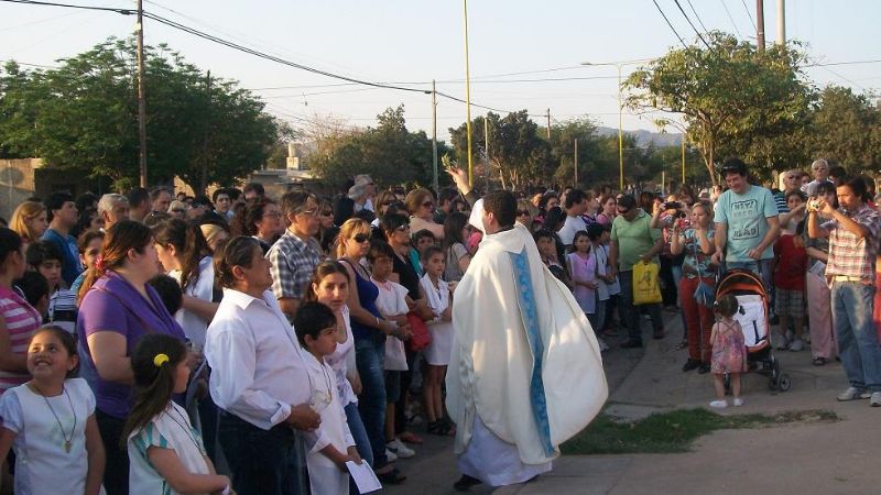 Vecinos del norte cerraron las fiestas patronales de la Santa Cruz