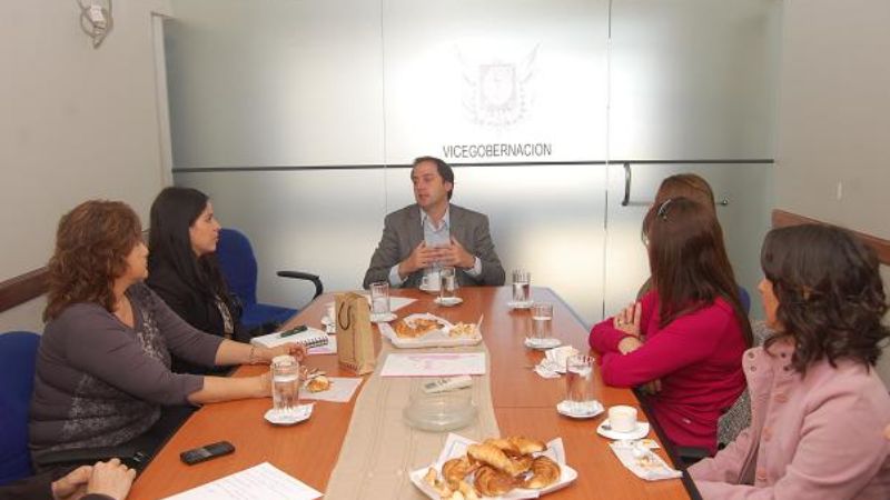 El vicegobernador se reunió con Mujeres de MECA