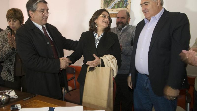 Corpacci puso en funcionamiento el acueducto para San José