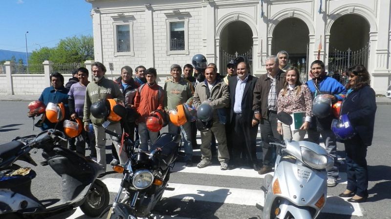 El 60% de los conductores usan ahora su casco protector    