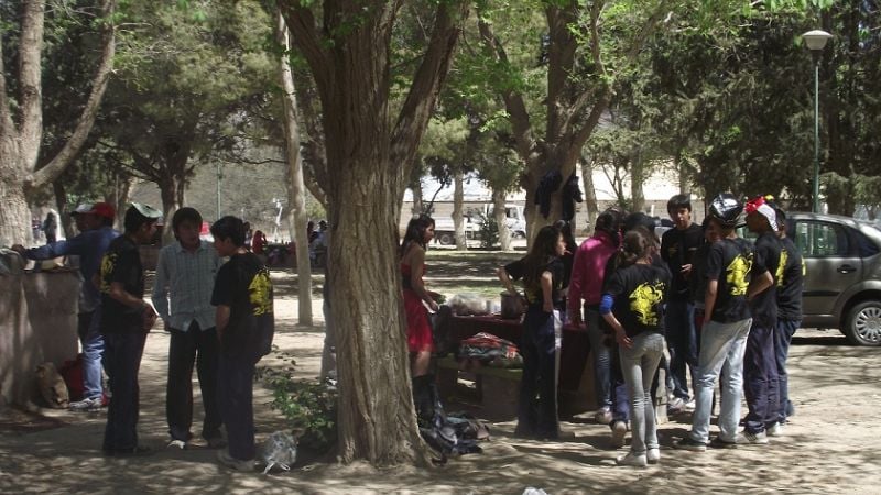 Casi 2000 estudiantes se movilizaron a los centros de festejdo