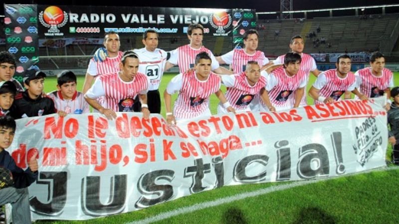 Los jugadores de Villa Cubas pidieron justicia por Centeno