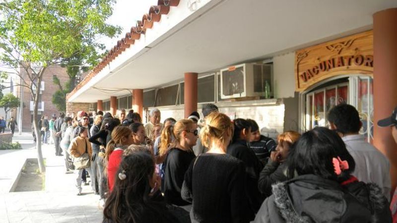 Casi 1000 personas se vacunaron hoy contra la Gripe A