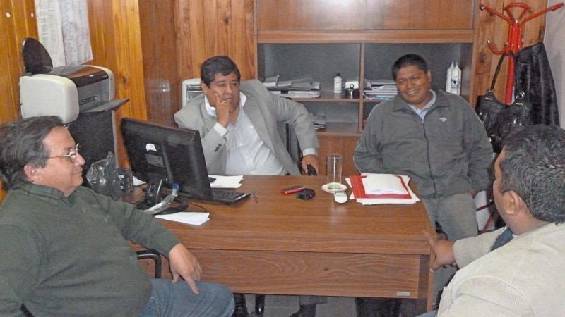 Reunión de dirigentes de Saujil y Tapso