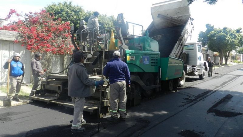 Se completó la pavimentación en Los Terebintos