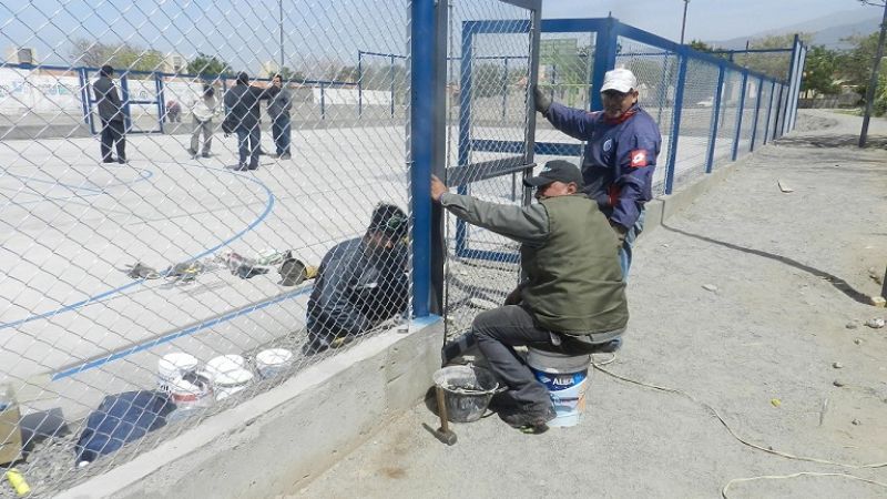 Se completó la pavimentación en Los Terebintos