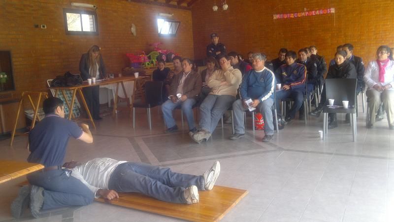 Realizaron un curso de primeros auxilios en Los Altos