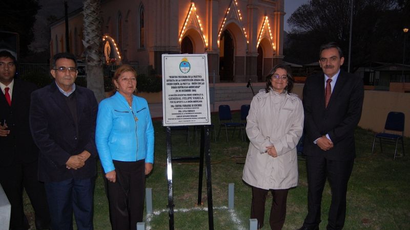Corpacci recordó a Felipe Varela en Tierra Amarilla