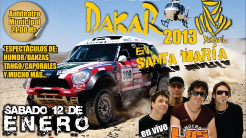 Mega show Dakar 2013 en Santa María