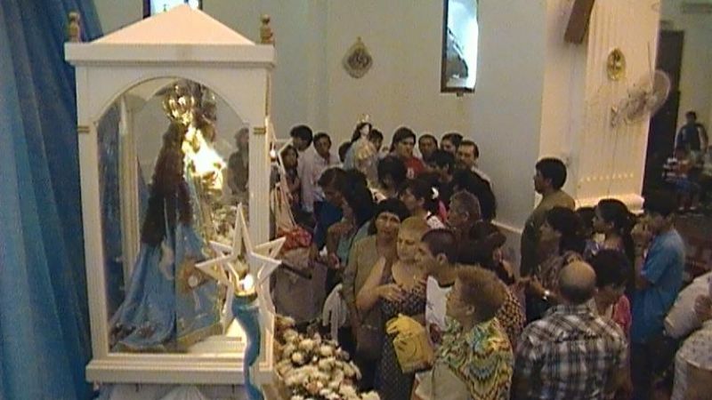 Cientos de peregrinos en el cierre de festividades de la Virgen de Belén