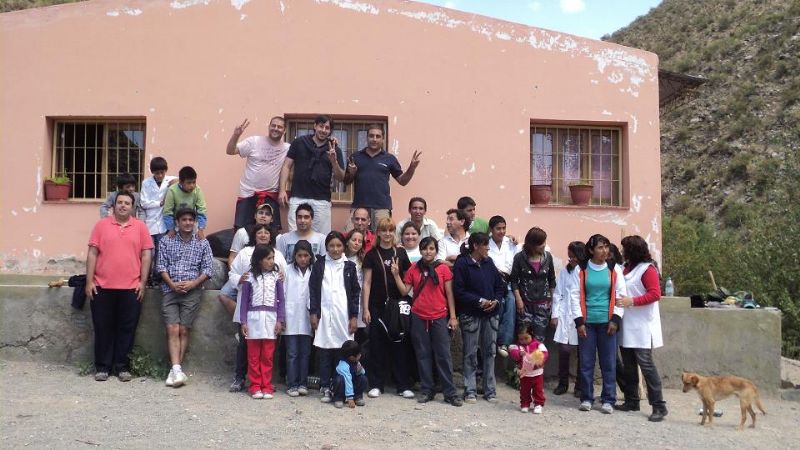 Militancia joven llegó a la escuela de Los Saltos