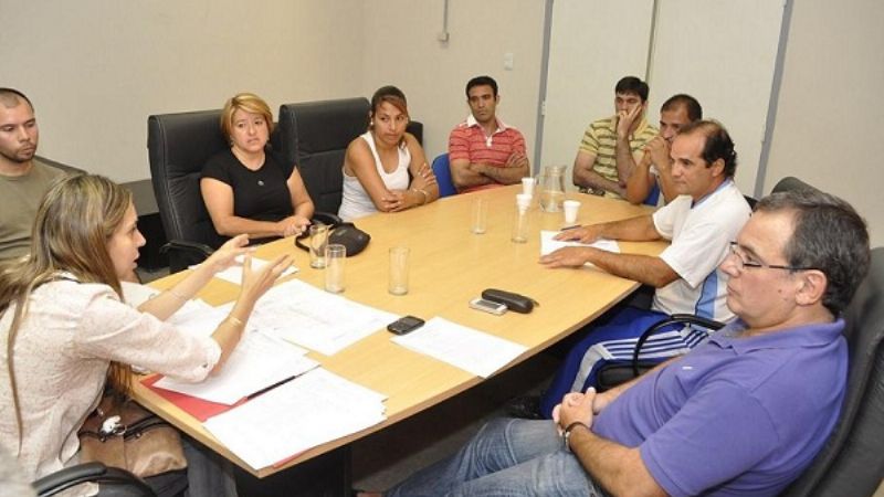 Reuniones en Deportes por los JUDEJUT 2013
