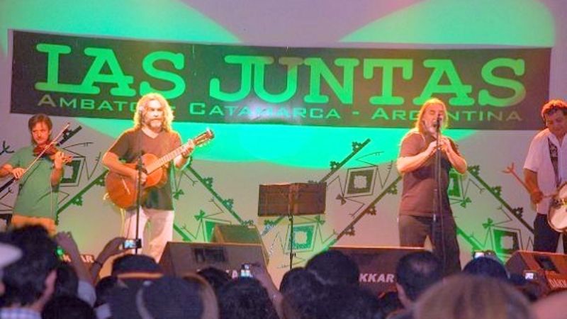 Canto 4 y Suna Rocha en el Festival Provincial Del Membrillo de Las Juntas