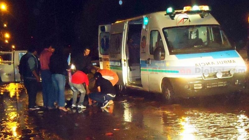 Mujer accidentada en Fiambalá fue trasladada a esta Capital