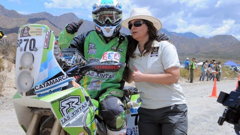 Exitoso arribo de Delmechori en el puesto 45° del Dakar