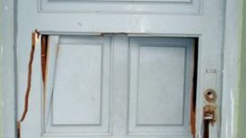 Robo y destrozos en oficina de Patrimonio Municipal