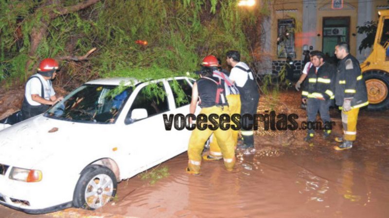 El temporal causó estragos en Tinogasta