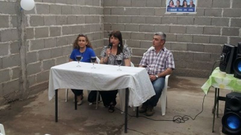 Jornada intensa de candidata del FPV