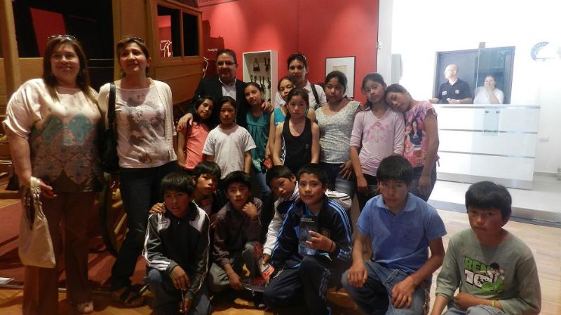 Jalil recibió a chicos de Antofagasta de la Sierra