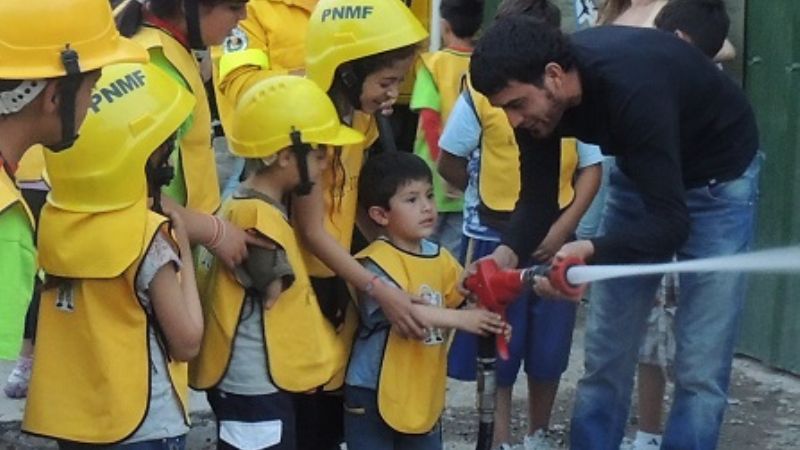Niños de Monte Potrero fueron brigadistas por un día