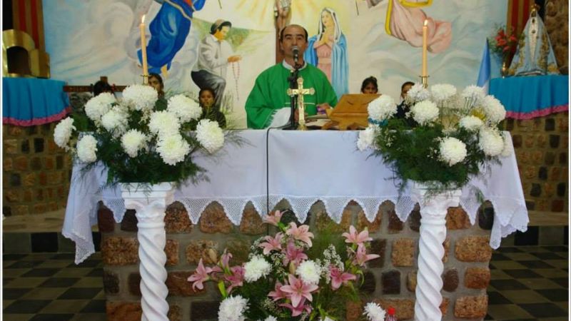 La parroquia de Hualfín celebró con una gran fiesta a la Virgen del Rosario