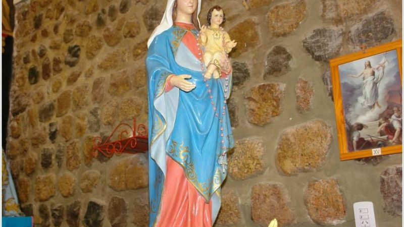 La parroquia de Hualfín celebró con una gran fiesta a la Virgen del Rosario