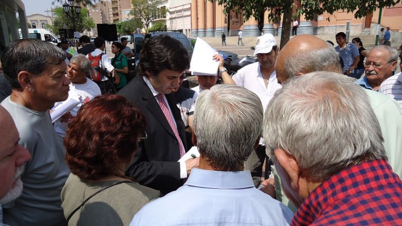 Cesanteados piden agilización de un resarcimiento