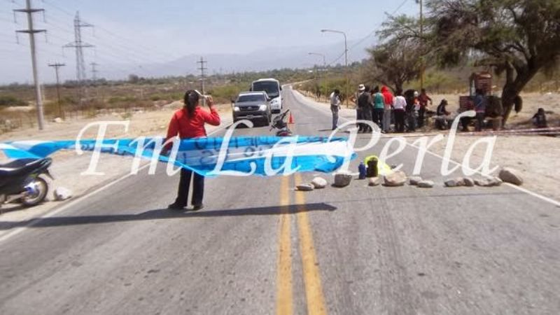 Cortaron nuevamente la ruta en Andalgalá