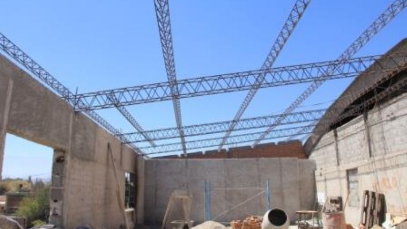 Sigue la ampliación y mejoras en el Gimnasio Municipal